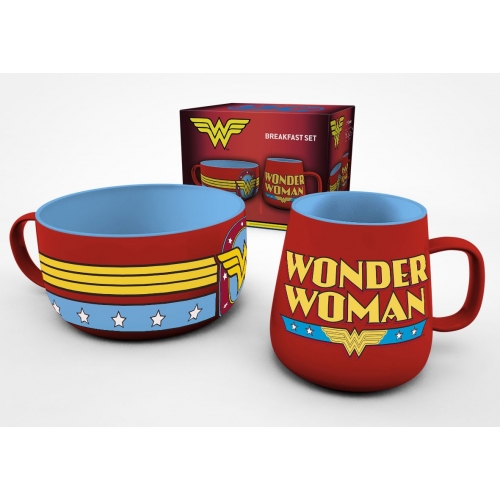 DC Comics - Set petit-déjeuner Wonder Woman