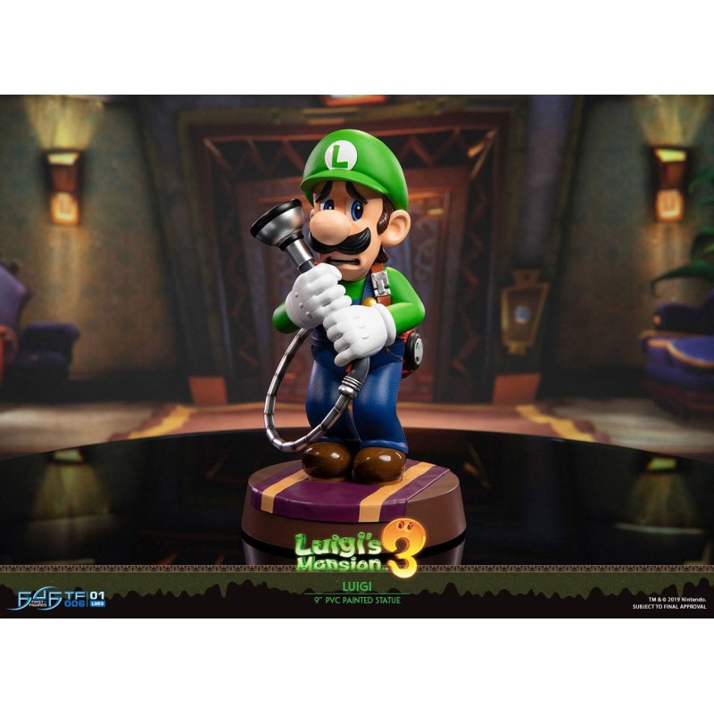Luigi's Mansion - 3 statuette PVC Luigi 23 cm