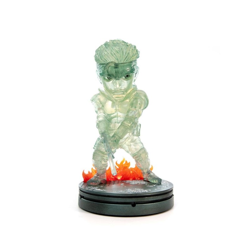 Metal Gear Solid - Statuette PVC SD Solid Snake Stealth Camouflage Ver. 20 cm
