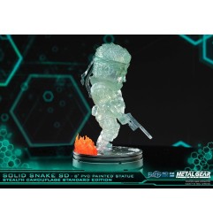 Metal Gear Solid - Statuette SD Solid Snake Stealth Camouflage Ver. 20 cm