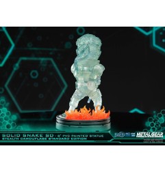 Metal Gear Solid - Statuette PVC SD Solid Snake Stealth Camouflage Ver. 20 cm