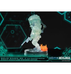 Metal Gear Solid - Statuette SD Solid Snake Stealth Camouflage Ver. 20 cm