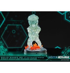 Metal Gear Solid - Statuette SD Solid Snake Stealth Camouflage Ver. 20 cm
