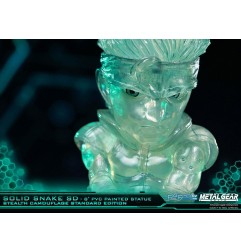 Metal Gear Solid - Statuette SD Solid Snake Stealth Camouflage Ver. 20 cm