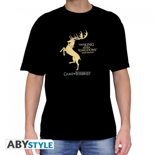 GAME OF THRONES - Tshirt Baratheon homme MC black - basic