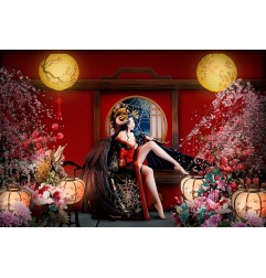 Overlord - Statuette 1/7 Albedo Splendid Kimono Ver. 27 cm