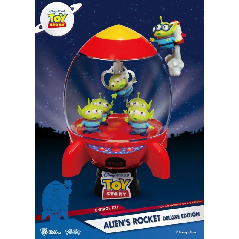 Toy Story - Diorama D-Stage Alien's Rocket Deluxe Edition 15 cm Toy Story - Diorama D-Stage Alien's Rocket Deluxe Edition 15 cm