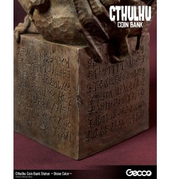 Cthulhu - H.P. Lovecraft  Mythos tirelire  (Stone Color) 24 cm