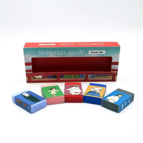 Le Voyage de Chihiro - Pack 5 gommes Le Voyage de Chihiro