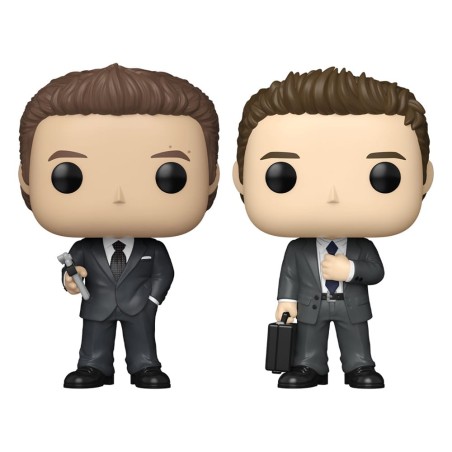 Suits : Avocats sur mesure - Suits pack 2 POP! Vinyl figurines Harvey&Michael 9 cm