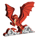 Dungeons & Dragons Icons of the Realms - Miniatures prépeintes Gamelings: Red Dragon