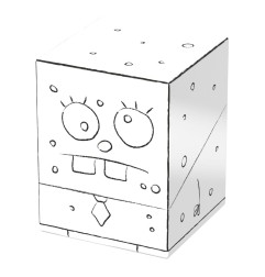 Squaroes - Bob l'éponge SB014 DoodleBob