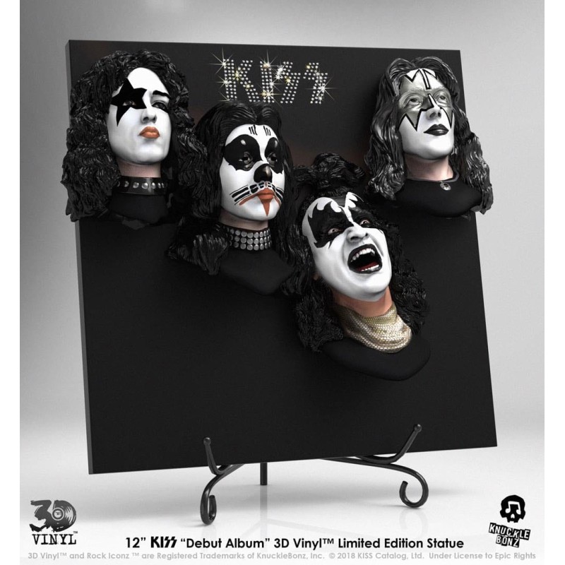 Kiss - Statuette 3D Vinyl Debut Album 30 cm