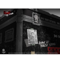 Scorpions - Statuette Rock Ikonz On Tour World Tour 1984 caisse de tournée + décor de scène