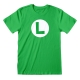 Super Mario - T-Shirt Luigi Badge