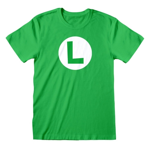 Super Mario - T-Shirt Luigi Badge