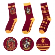 Harry Potter - Pack 3 paires de chaussettes Gryffindor