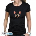 SAILOR MOON - T-Shirt Luna femme MC black