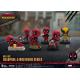 MarvDeadpool 3 - Set 6 figurines Mini Egg Attack Series Deadpool & Wolverine 8 cm