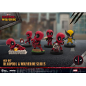 MarvDeadpool 3 - Set 6 figurines Mini Egg Attack Series Deadpool & Wolverine 8 cm
