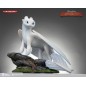 Dragons 3 - Statuette Master Craft Light Fury 29 cm