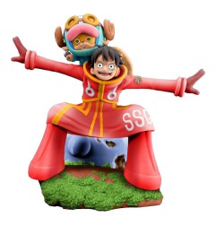 One Piece - Petitrama set figurines PVC Logbox Re Birth Egghead Set 9 cm