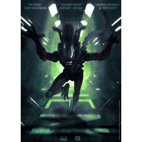Alien - Lithographie Attack 42 x 30 cm