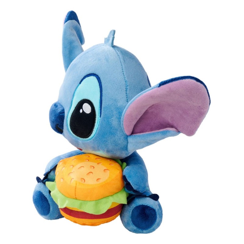 Peluche Stitch Lilo Et Stitch 25cm Avec Rose Rouge - Doudou Mignon Et Déco Pour Fans | Cadeau Enfant Et Adulte