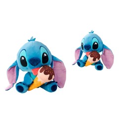 Lilo & Stitch - Peluche Stitch avec Cornet à Glace 25 cm