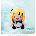 Hatsune Miku: Project DIVA Arcade Future Tone - Peluche Fuwa Petit Kagamine Rin Maid Ver. (EX) 16 cm