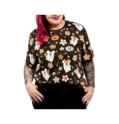 Disney - Tee T-Shirt Unisexe Mickey & ses amis Halloween By Loungefly