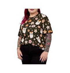 Disney - Tee T-Shirt Unisexe Mickey & ses amis Halloween By Loungefly