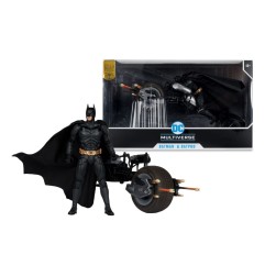 DC Comics - The Dark Knight DC Multiverse figurine avec véhicule Batman & The Batpod 18 cm