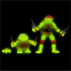 Les Tortues Ninja - Pack 3 figurines Raphael Evolution 10 cm