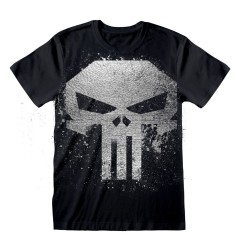 Marvel - Punisher T-Shirt Skull With Metallic Ink 