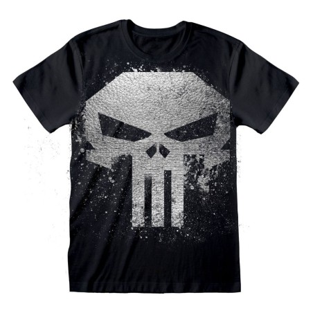 Marvel - Punisher T-Shirt Skull With Metallic Ink 