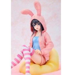 Rascal Does Not Dream of a Knapsack Kid - Statuette 1/7 Mai Sakurajima Hoodie Look Rabbit Ears Ver. 18 cm