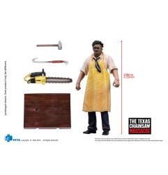 Massacre à la tronçonneuse (1974) - Figurine 1/18 Exquisite Mini LeatherFace Killing Mask Standard Ver. 11 cm