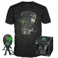 Alien - Set figurine et T-Shirt POP! & Tee 40th Xenomorph heo Exclusive