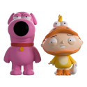 Family Guy - Pack 2 figurines Stewie & Brian Trick-Or-Treating 10 cm