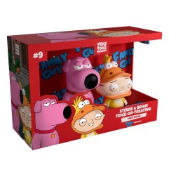 Family Guy - Pack 2 figurines Stewie & Brian Trick-Or-Treating 10 cm