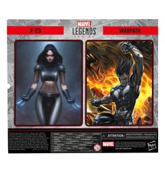 X-Force Marvel Legends - Pack 2 figurines X-23 & Warpath 15 cm