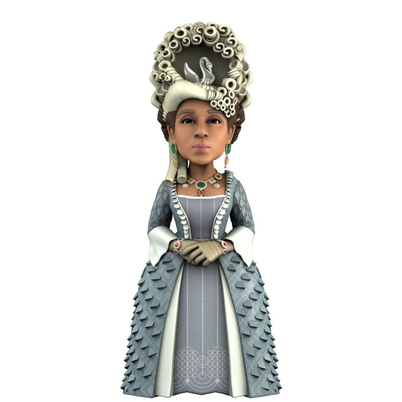 Bridgerton - La Chronique des  figurine Minix la reine Charlotte 12 cm