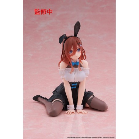 The Quintessential Quintuplets - 3 statuette PVC Desktop Cute Figure Miku Nakano (Bunny Ver.) 13 cm