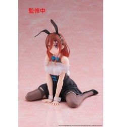 The Quintessential Quintuplets 3 - Statuette Desktop Cute Figure Miku Nakano (Bunny Ver.) 13 cm