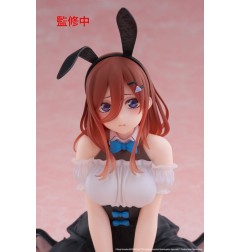 The Quintessential Quintuplets - 3 statuette PVC Desktop Cute Figure Miku Nakano (Bunny Ver.) 13 cm