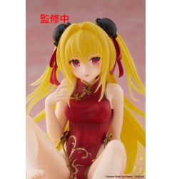 To Love Ru Darkness - Statuette Desktop Cute Figure Golden Darkness (Chinese Dress Ver.) 13 cm