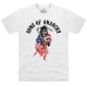 SONS OF ANARCHY - T-shirt US Flag Reaper Blanc