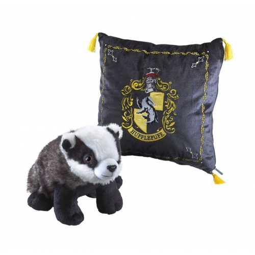 Harry Potter - Oreiller avec peluche House Mascot Hufflepuff