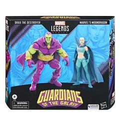 Les Gardiens de la Galaxie Marvel Legends - Pack 2 figurines Drax the Destroyer & 's Moondragon 15 cm